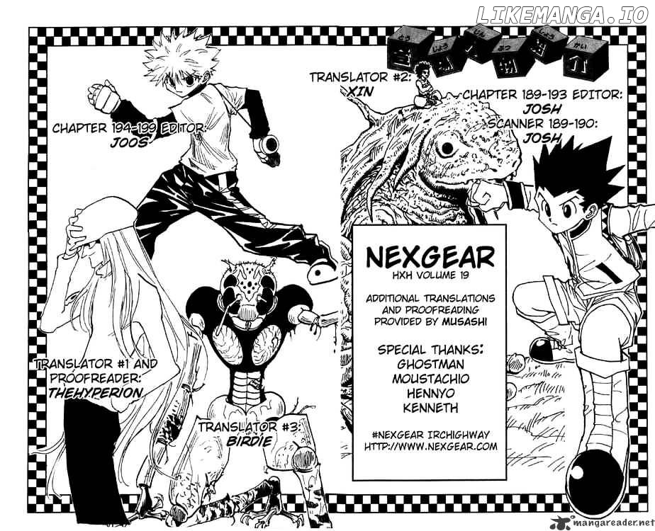 Hunter x Hunter, Chapter 196 image 15